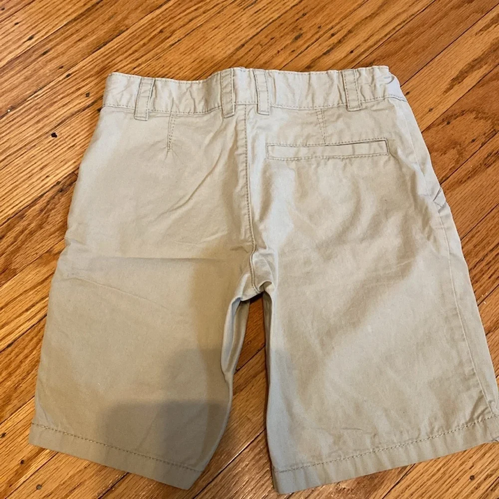 Cat & Jack size 8 khaki shorts with adjustable waist
